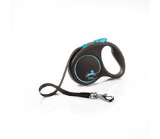 Flexi Black Design S 5m/15kg svetlo modrá / Vodítko