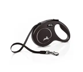 Flexi New Classic M 5m/25kg čierna / Vodítko