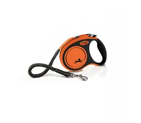 Flexi Xtreme S 5m/20kg oranžová / Vodítko