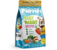 Furries Extrudované Granule Králik Junior 700g / Krmivo pre hlodavce