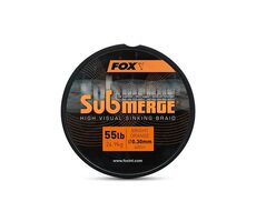 FOX Šnúra Submerge Orange Sinking Braid 600m 0,20mm 15,8kg
