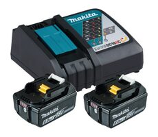 Makita 199480-6 Sada nabíjačka DC18RC + 2x akumulátor BL1860B / 18V / 6.0Ah