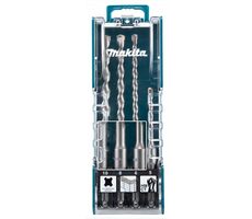 Makita D-74136 Sada 4ks vrtákov do muriva / 5x110 & 6x160 & 8x160 & 10x160 mm / SDS- PLUS