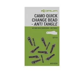 KORUM Korálik Camo Quick Change Bead Anti Tangle 8ks