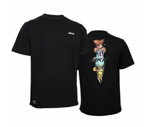 BKK Tričko Short Sleeve Casual Shirt Pike Black XXL