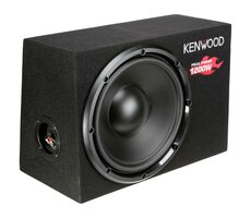 Kenwood KSC-W1200B / Subwoofer do auta / RMS 300W