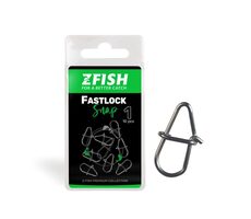 Zfish Karabínka Fastlock Snap Veľkosť 1 9kg 10ks