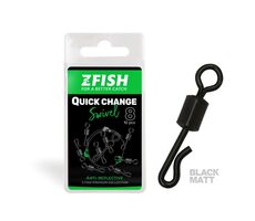 Zfish Obratlík Quick Change Swivel Matt Veľkosť 10 22kg 10ks