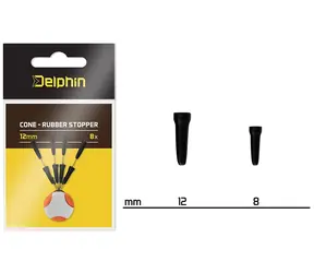 Delphin Stoper Cone Rubber Stopper 12mm 8ks
