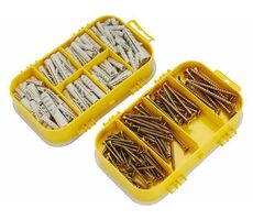 Extol-CRAFT Vruty s hmoždinkami 4 rozmery 170ks / 3.5x30mm až 10x50mm