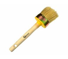 GEKO Štetec okrúhly 60 mm / drevená rukoväť 