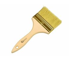 GEKO Štetec plochý 102 mm / drevená rukoväť 