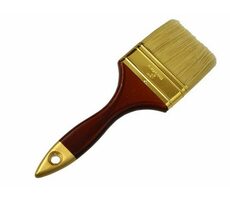 GEKO Štetec plochý 75 mm / drevená rukoväť 