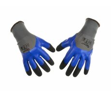 GEKO Ochranné pracovné rukavice - zosilnené prsty veľkosť 8 