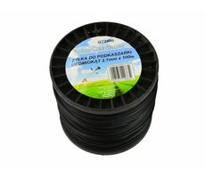 GEKO Struna do kosačky čierna 2.7mm 100m / sedemhran / nylon 