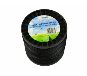 GEKO Struna do kosačky čierna 2.7mm 100m / sedemhran / nylon 