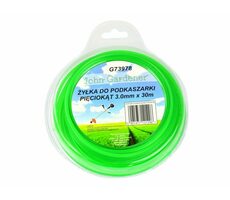 GEKO Struna do kosačky zelená zosilnená 3.0mm 30m / hviezdicový profil / nylon 