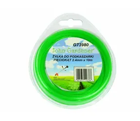 GEKO Struna do kosačky 2.4mm 10m / hviezdicový profil / nylon