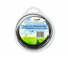 GEKO Struna do kosačky 2.4mm 15m / zvlnený profil / nylon