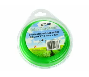 GEKO Struna do kosačky 2.4mm 30m / hviezdicový profil / nylon