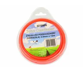 GEKO Struna do kosačky 3.0mm 12m / okrúhly profil / nylon 