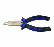 GEKO Kliešte polguľaté zahnuté 160 mm 