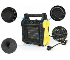 GEKO G80405 / Keramický elektrický ohrievač / 2000W 