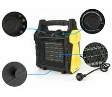 GEKO G80406 / Keramický elektrický ohrievač / 3000W 