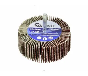 GEKO G78761 / Brúsny kotúč so stopkou / 80 x 30 x 6 mm / P60