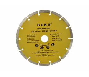 GEKO G00252 / Rezný kotúč diamantový segmentový / 180 x 8 x 22.2 mm