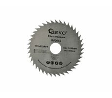 GEKO G00050 / Pílový kotúč / 115 x 22 mm / 40T