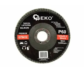 GEKO G78412 / Lamelový kotúč / 125 x 22.2 mm / P60