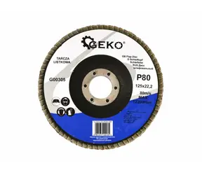GEKO G00305 / Lamelový kotúč / 125 x 22.2 mm / P80