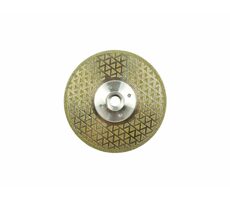 GEKO G78340 / Diamantový kotúč na zrážanie hrán kameniny / 125 x 22.2 mm / M14