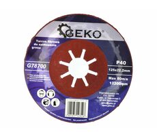 GEKO G78700 / Brúsny kotúč / 125 x 1.8 x 22.2 mm / P40