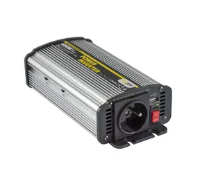 Carspa CAR600U-122 Menič napätia 12V/230V+USB 600W / modifikovaná sínus