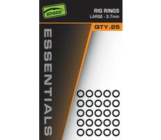 FOX Krúžok Edges Rig Rings 3,7mm Large 25ks