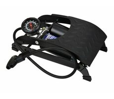 GEKO Hustilka nožná s manometrom dvojpiestová / 50x120mm 