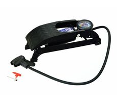 GEKO Hustilka nožná s manometrom jednopiestová 