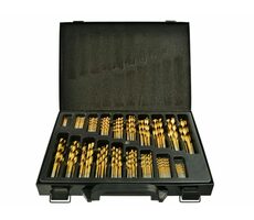 GEKO Sada vrtákov do železa HSS 170ks - titánový poťah 