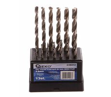 GEKO Sada vrtákov do kovu 2-8mm 13ks / HSS
