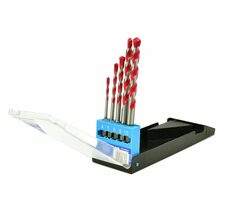 GEKO Sada univerzálnych vrtákov 5ks / hrot karbid volfrám