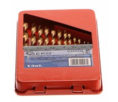 GEKO Sada vrtákov do kovu v krabičke HSS 1.5-6.5 mm 13 ks