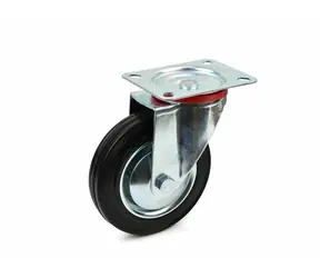 GEKO Náhradné otočné koliesko gumové 160 mm 