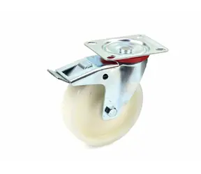 GEKO Náhradné otočné koliesko polypropylénové s brzdou 125mm