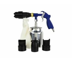 GEKO Pieskovacia pištoľ recirkulačná 1l + trysky / abrazívna zmes 1kg