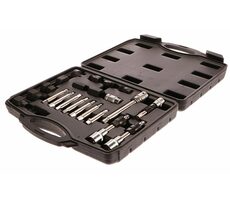 GEKO Sada bitov hex a hviezdy 1/2” pre alternátor 22 ks 