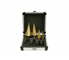 GEKO Stupňovité kužeľové vrtáky 4ks 