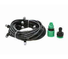 GEKO Záhradná hmlová hadica + postrekovače na zavlažovanie 10m 