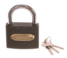 GEKO Zámok visiaci 75mm 3 kľúče 